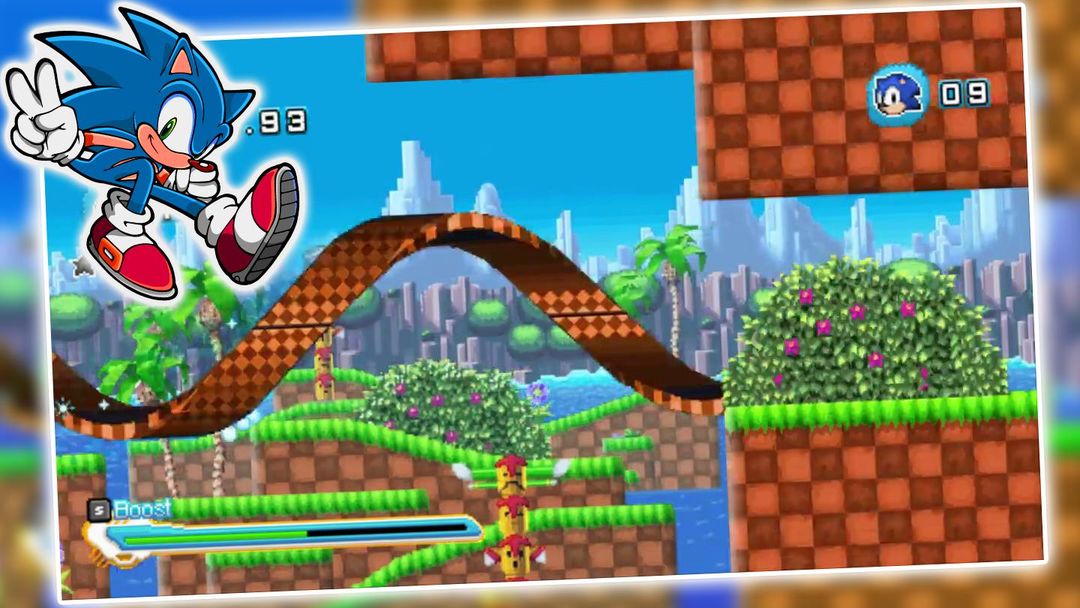 super subway sonic run jump boom dash free game 게임 스크린 샷