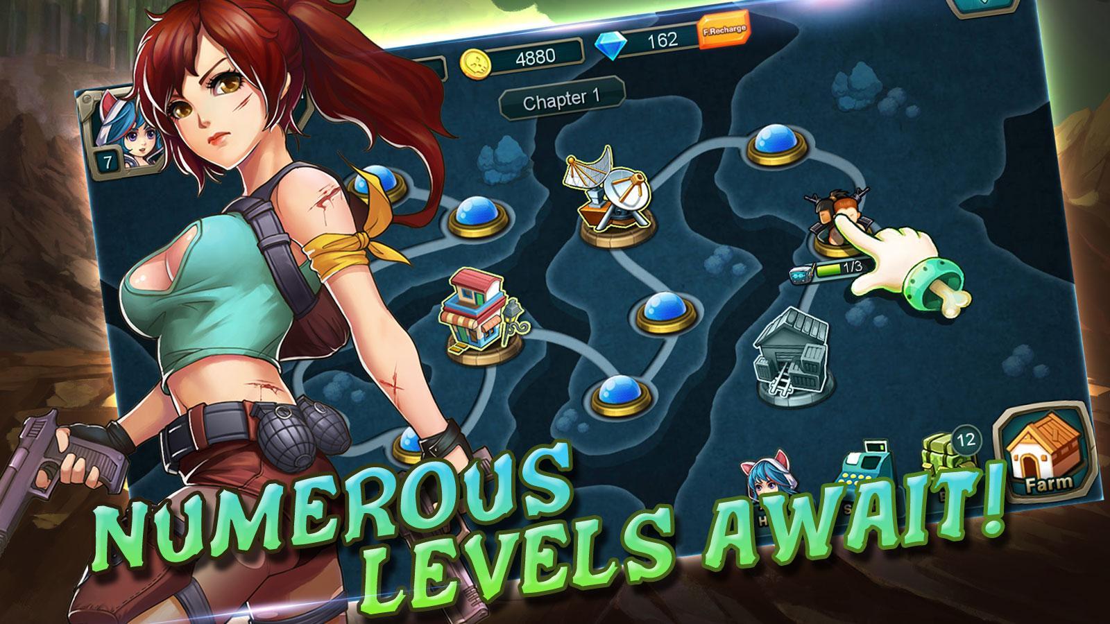 Cuplikan Layar Game Zombie Striders