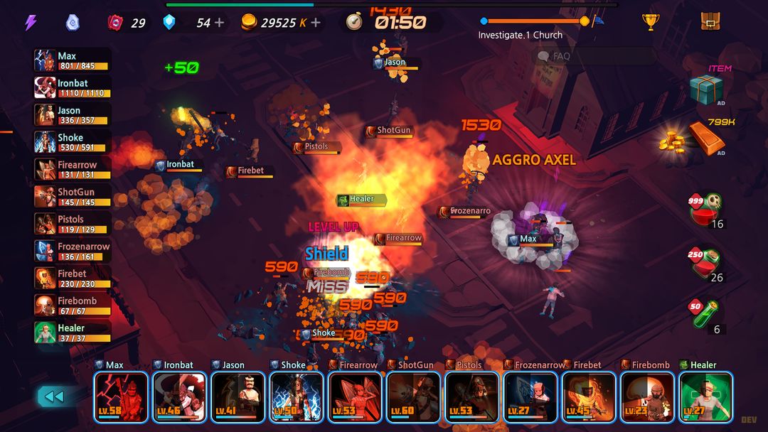 Defense Monster World:Idle RPG screenshot game