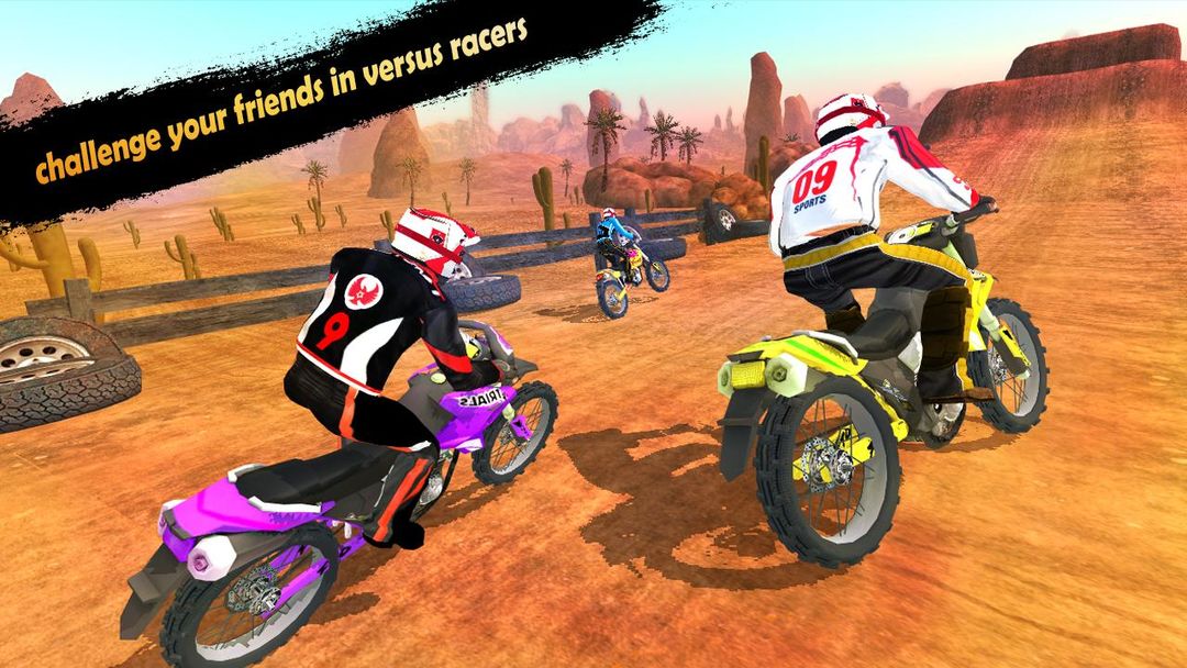 Motocross Racing 게임 스크린 샷