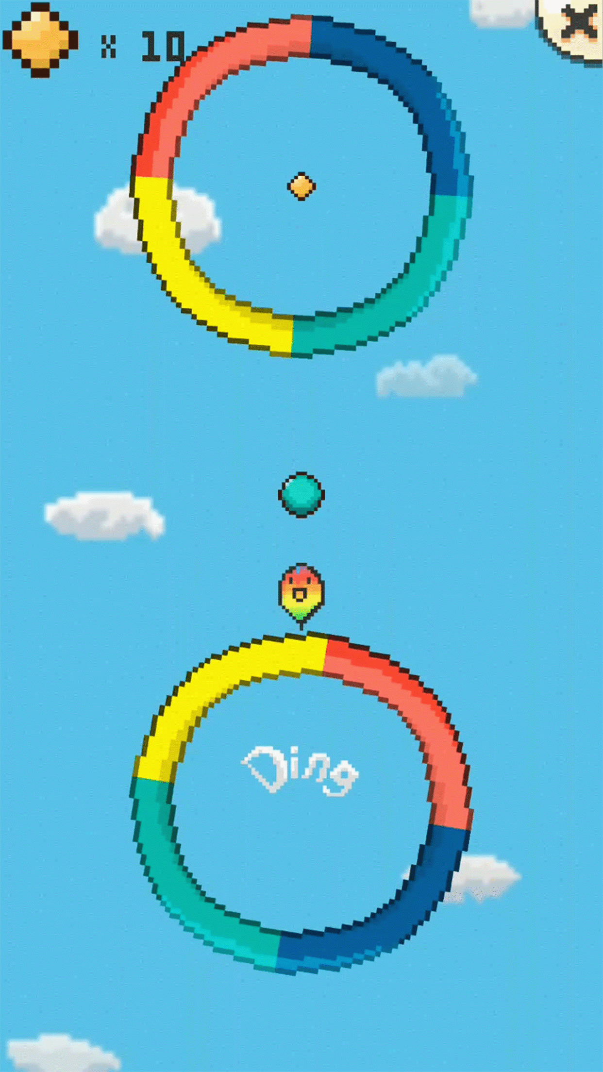 Pixel Color Loop Game Screenshot