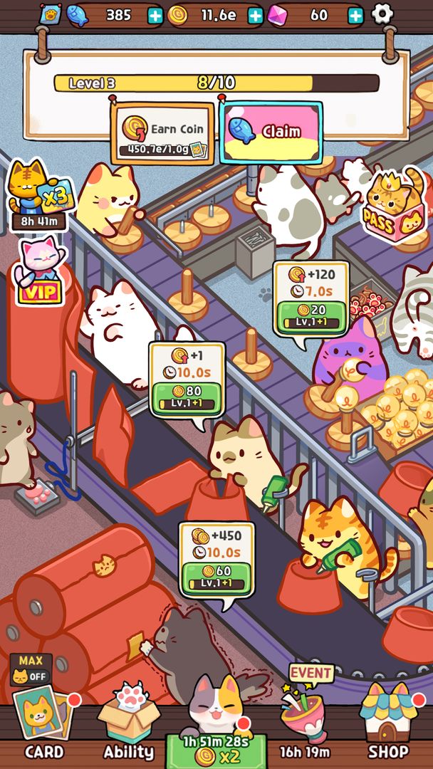 Screenshot of Kitty Cat Tycoon