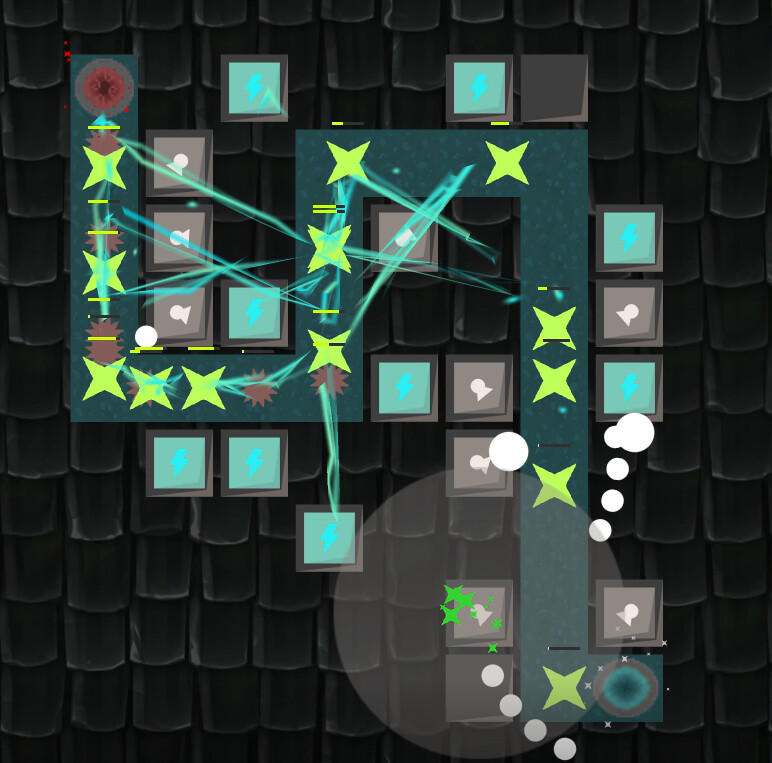 Geometric Paradox TD screenshot game