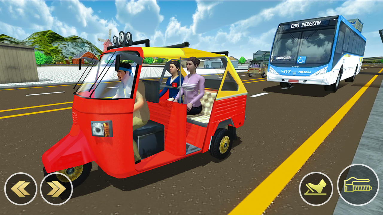 Screenshot of Modern Tuk Tuk Auto Driving
