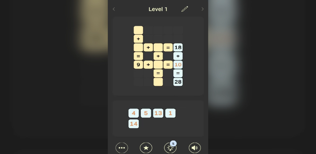 Screenshot of the video of Math Cross - Number Puzzle