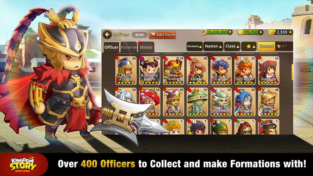 Screenshot of Kingdom Story: Brave Legion