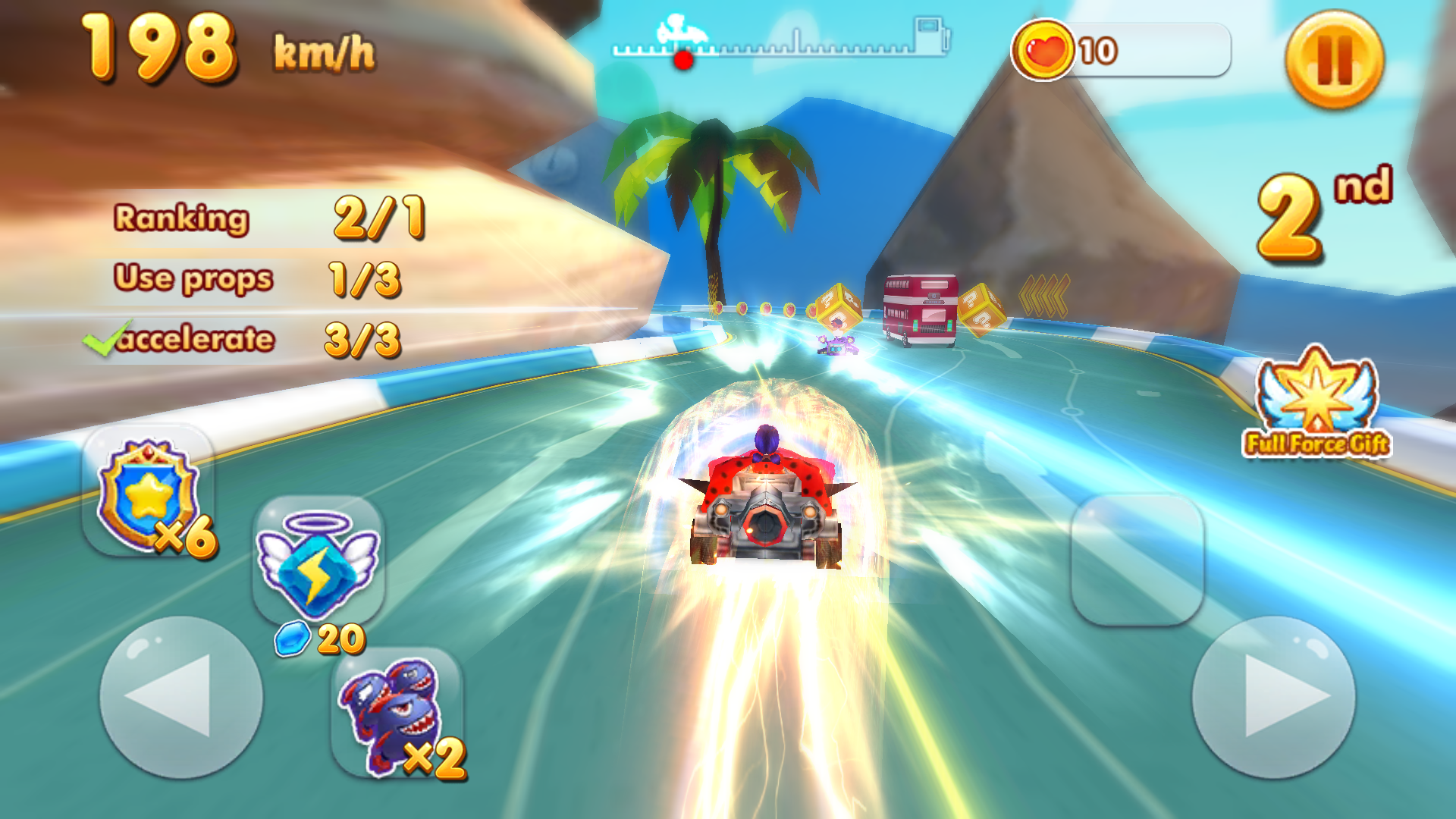 3D ladybug Go Kart: Buggy Kart Racing Game Screenshot