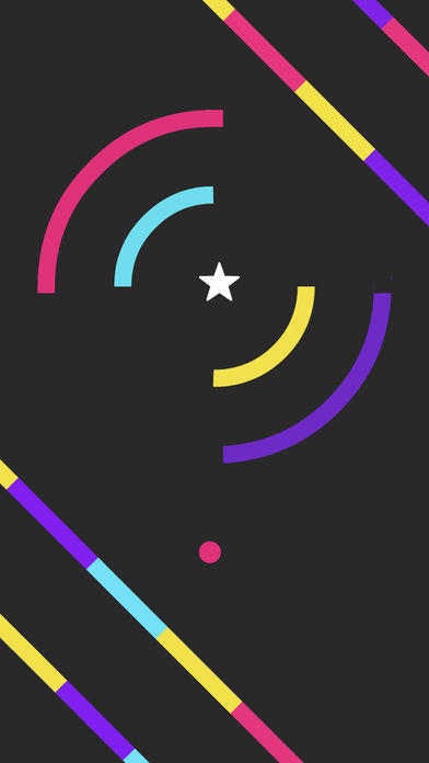 Colour Rings One Line In Blast Game Screenshot