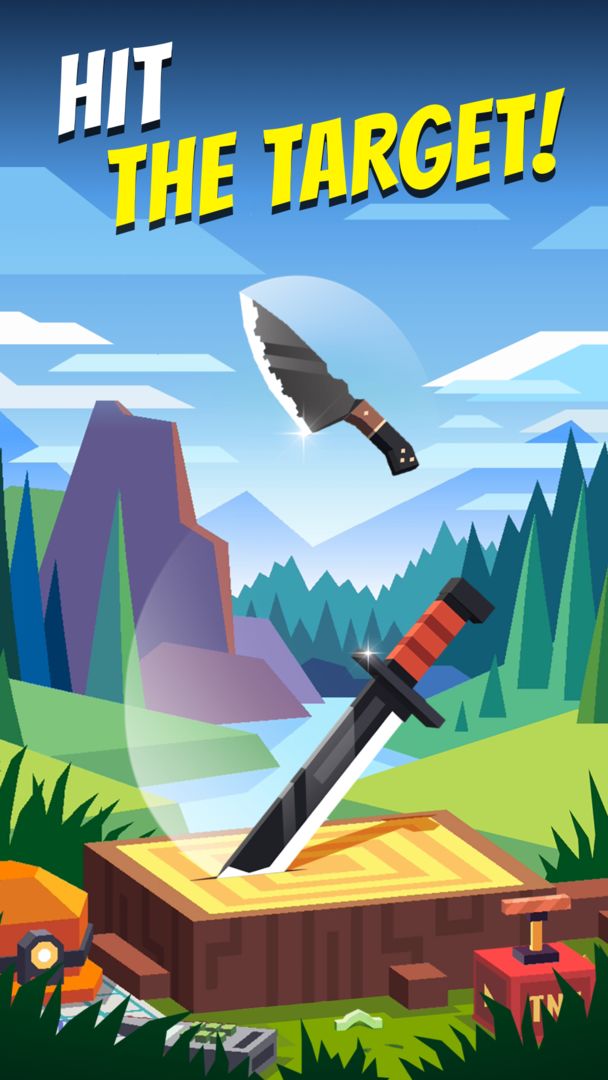Flippy Knife (翻轉刀): 飛刀大師 擊打和投擲遊戲截圖