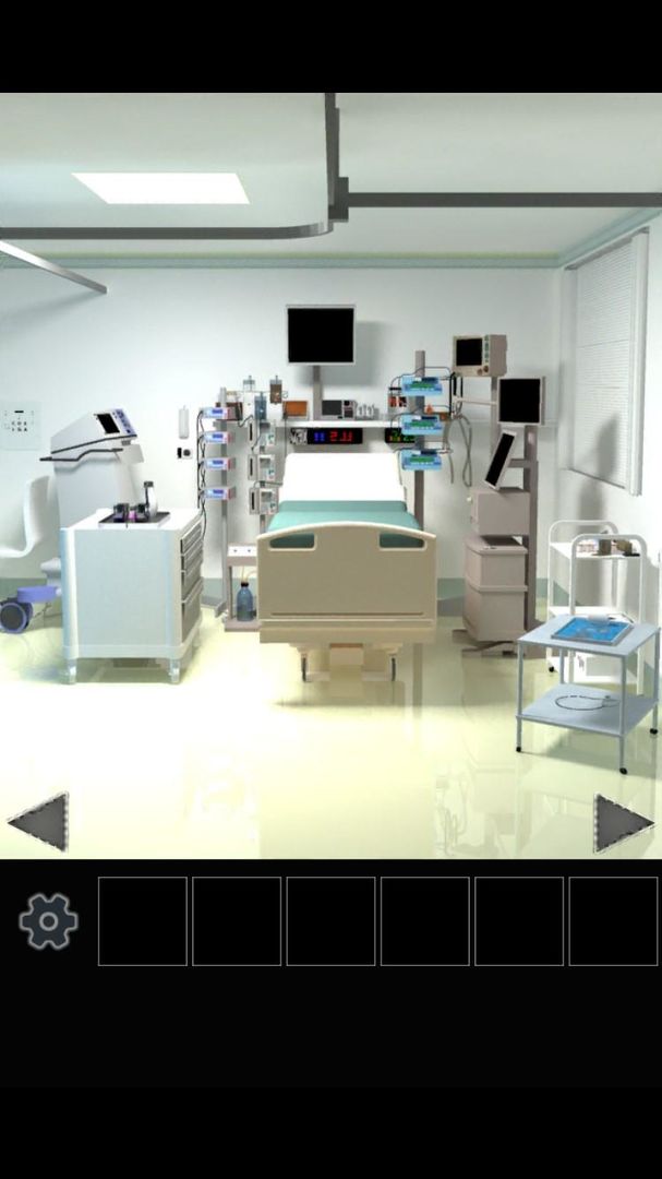 Screenshot of Escape from the ICU room.