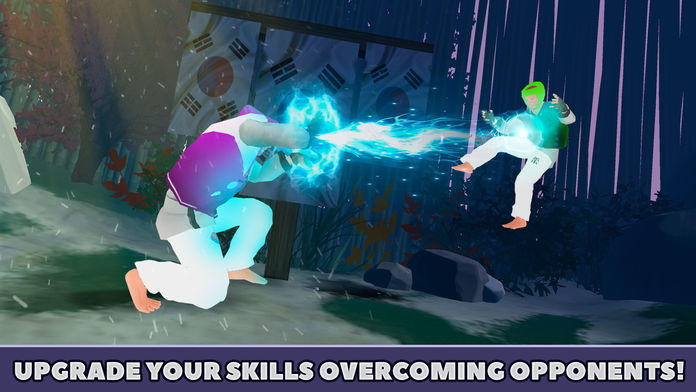 Captura de Tela do Jogo Taekwondo Sports Fighting Cup 3D