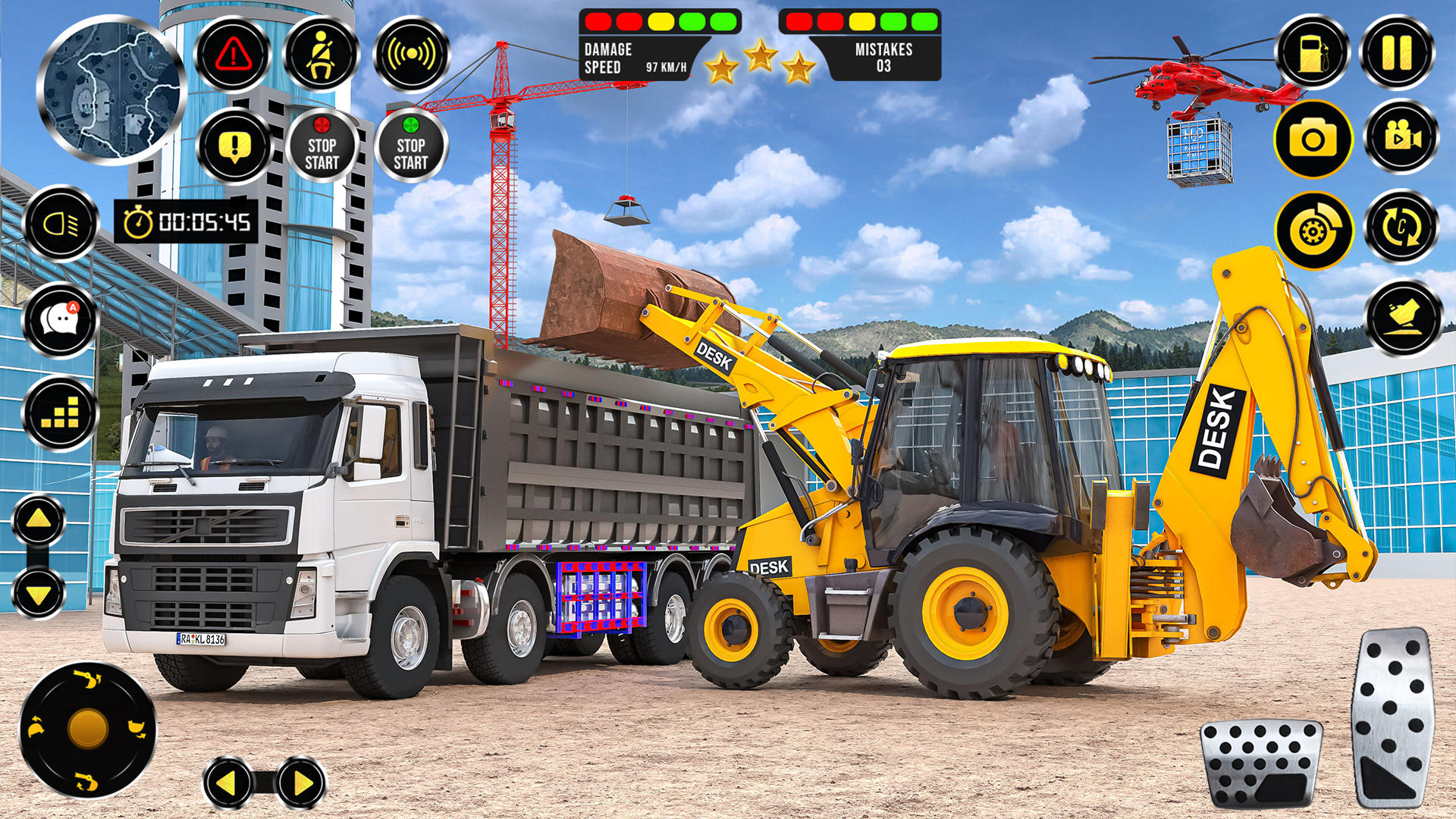 Real Construction Game Offline ภาพหน้าจอเกม