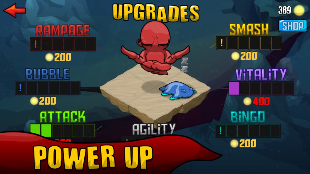 Quadropus Rampage screenshot game