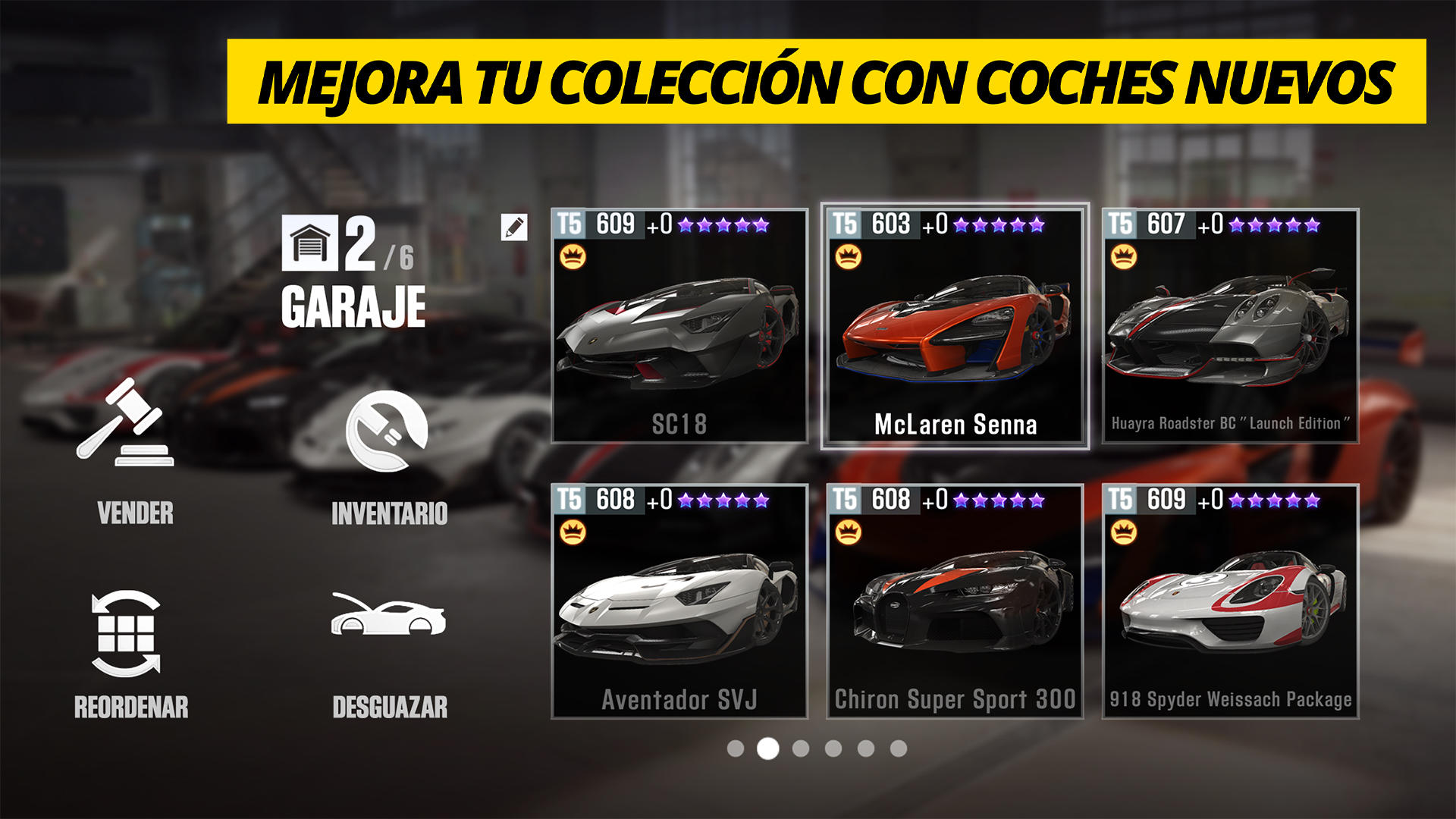 Captura de Pantalla del Juego CSR Racing 2 - Car Racing Game