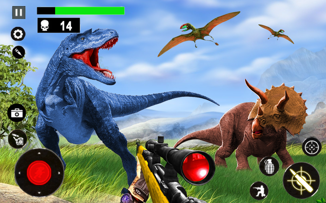 Screenshot of Real Dino Hunting Zoo Games