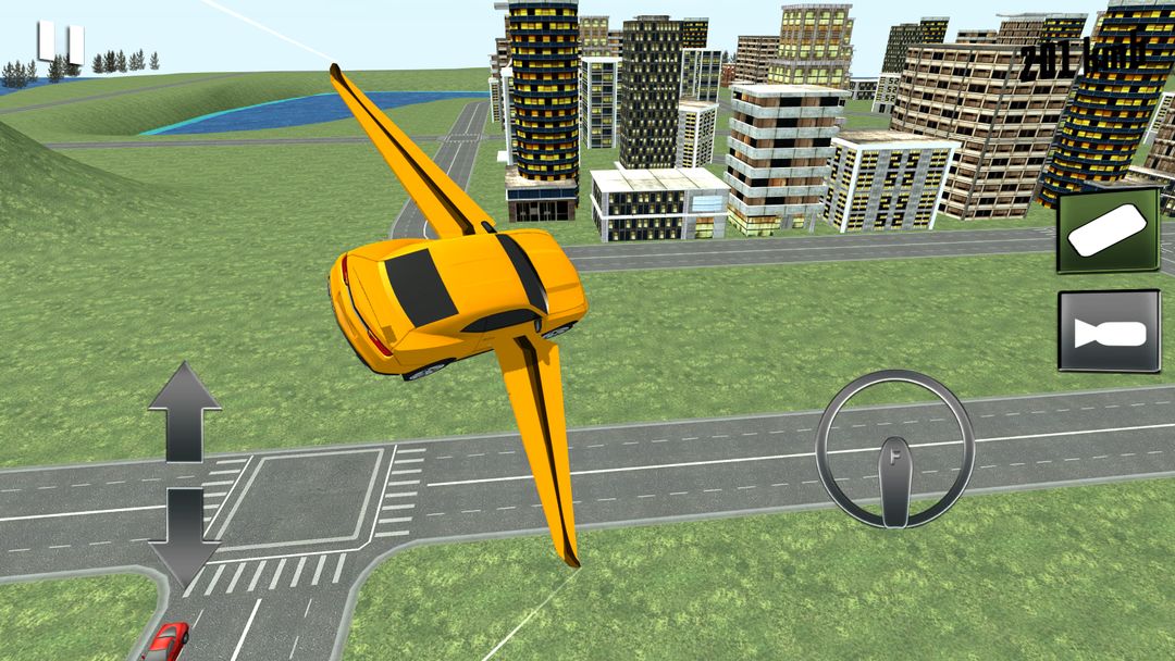 Flying Muscle Transformer Car screenshot game