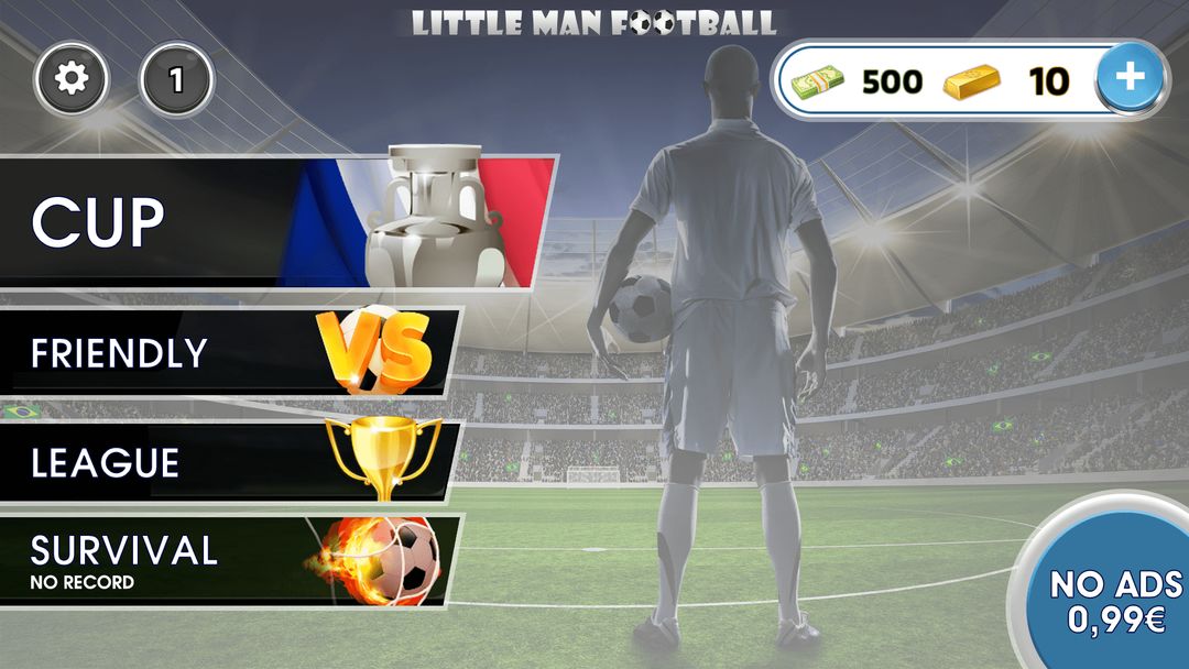 Little Man Football- Kung Fu Shot screenshot game