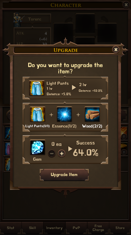 Infinity RPG ภาพหน้าจอเกม