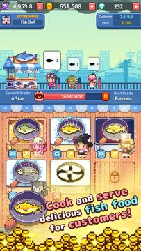 Cuplikan Layar Game Retro Fish Chef