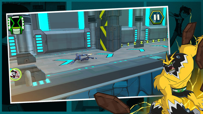 Undertown Chase - Ben 10 Omniverse Running Game screenshot game