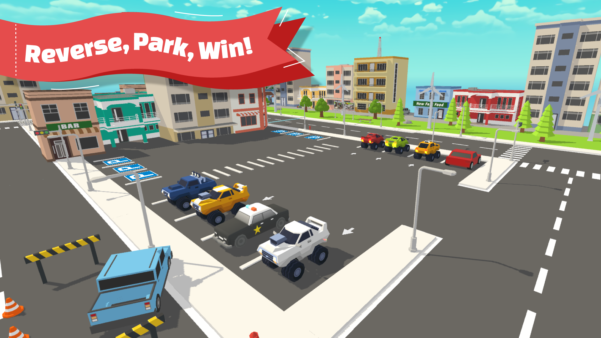 Reverse Car Parking Game Game Screenshot