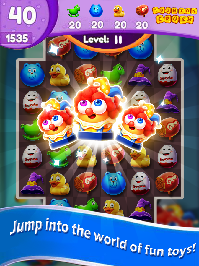 Toon Toy Crush Game Screenshot
