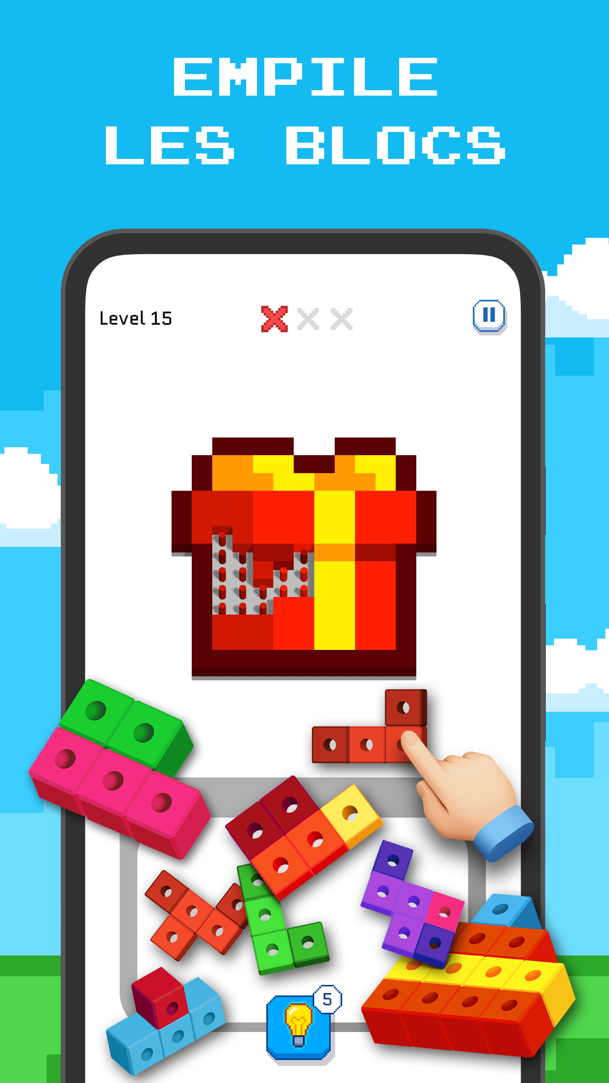 Screenshot 1 of Blockin' Color - Jeux de Cube 1.17.0