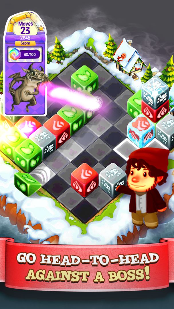 Cubis Kingdoms - A Match 3 Puzzle Adventure Game 게임 스크린 샷
