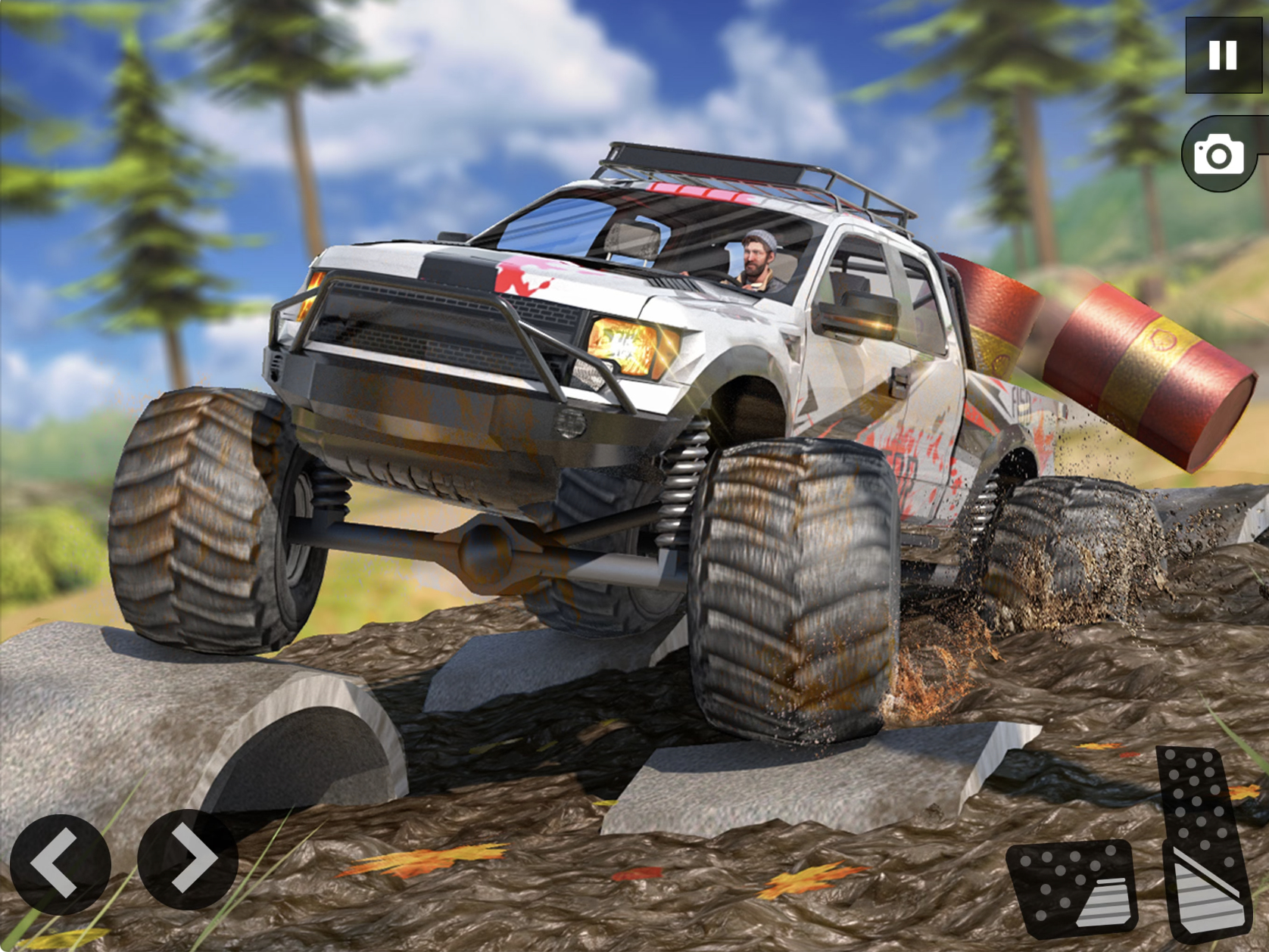 Captura de Tela do Jogo Monster Truck: Offroad Racing