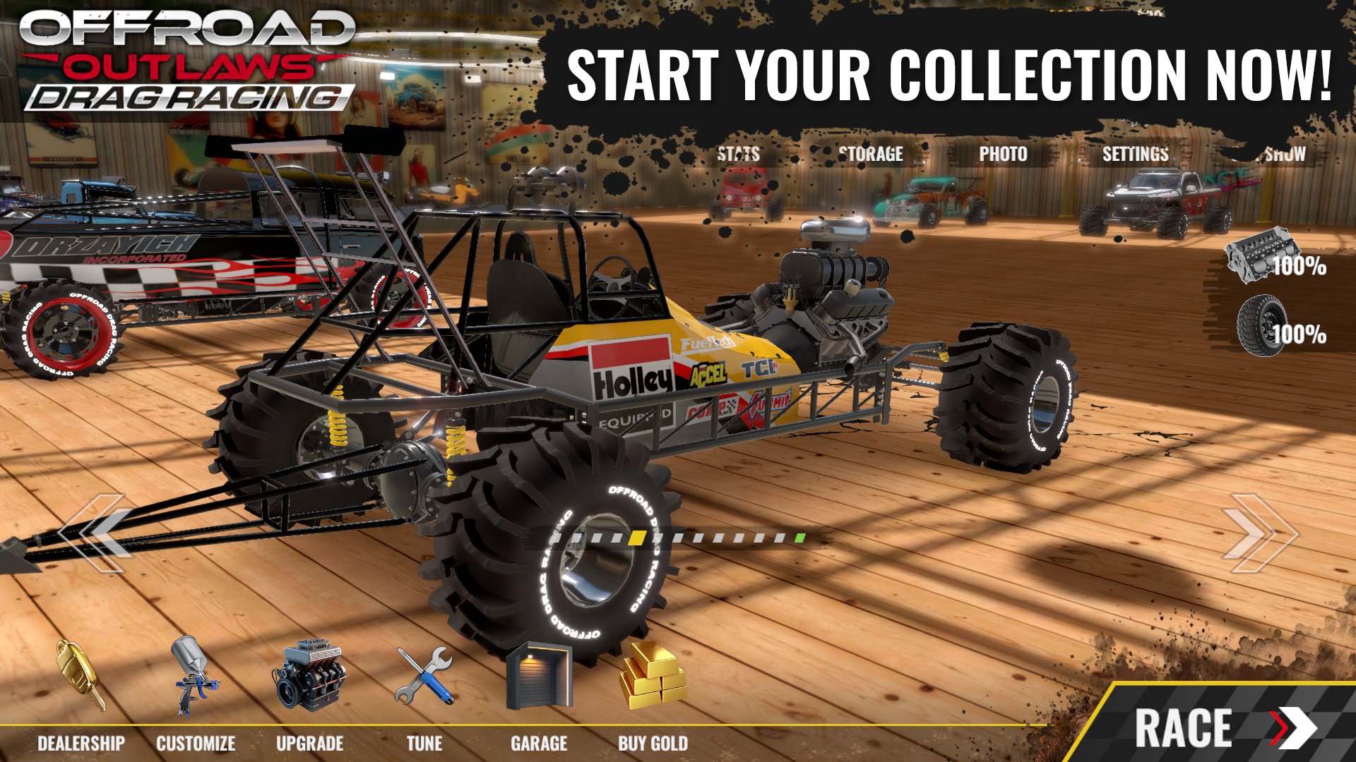 Screenshot of Offroad Outlaws Drag Racing