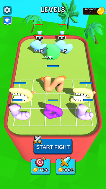 Cuplikan Layar Game Monster Merge Alphabet: 3D Run