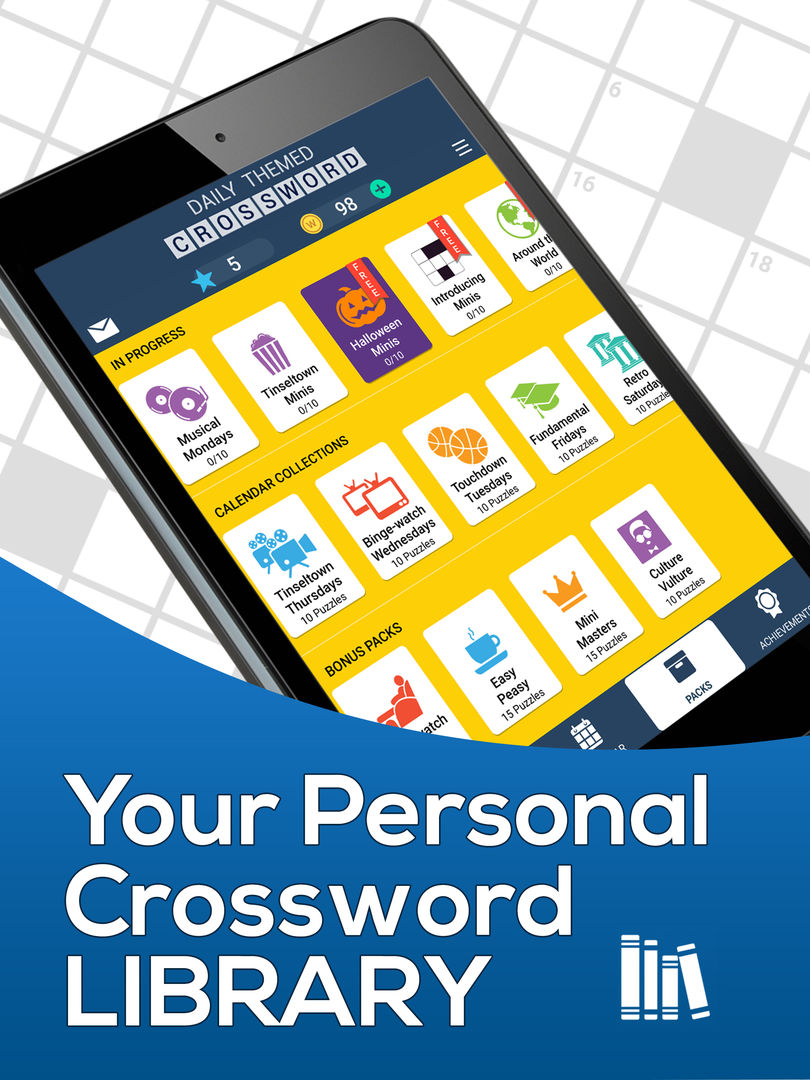 Daily Themed Crossword Puzzles 게임 스크린 샷