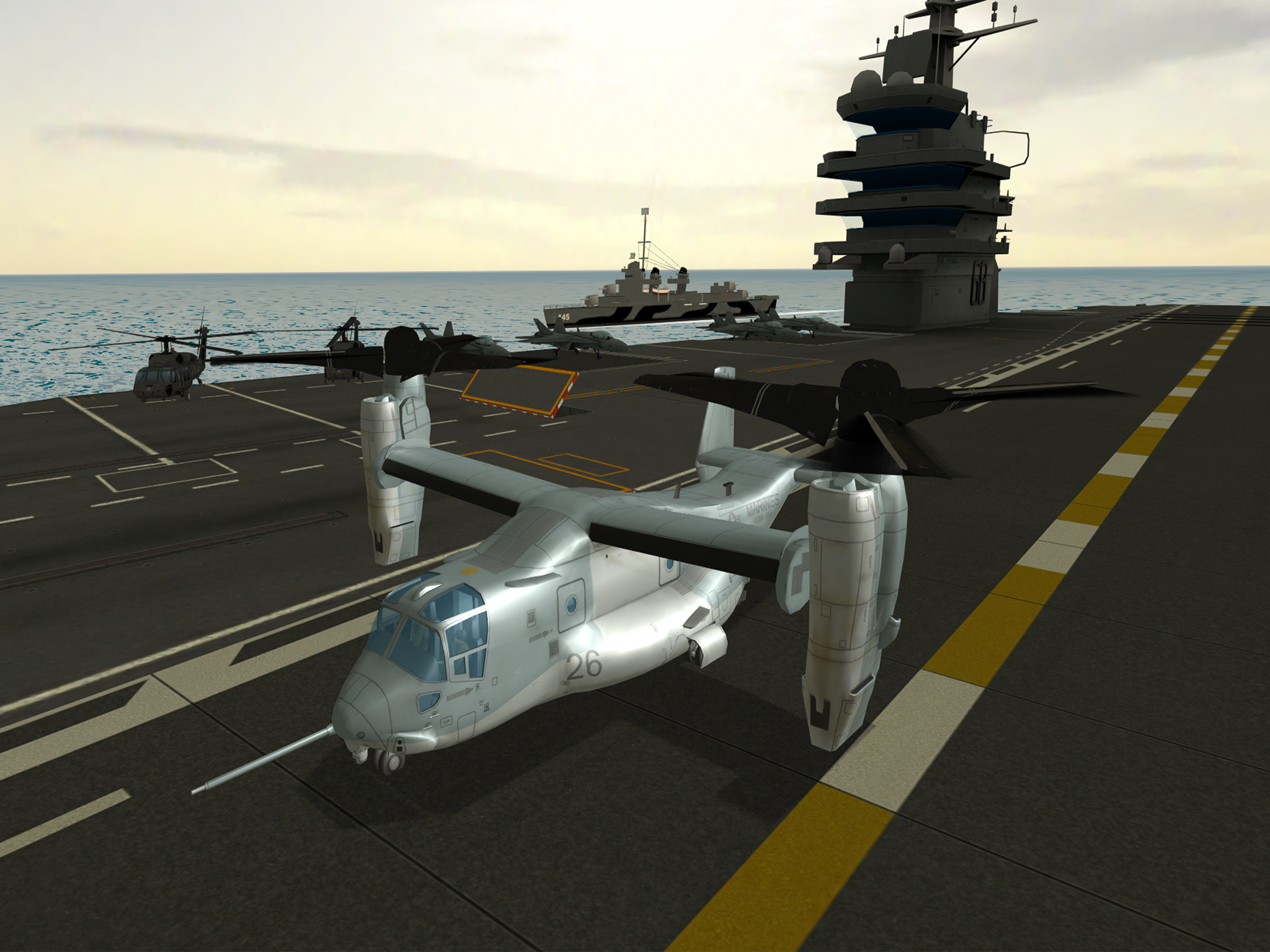 Osprey Operations - Helicopter Flight Simulator Game Screenshot