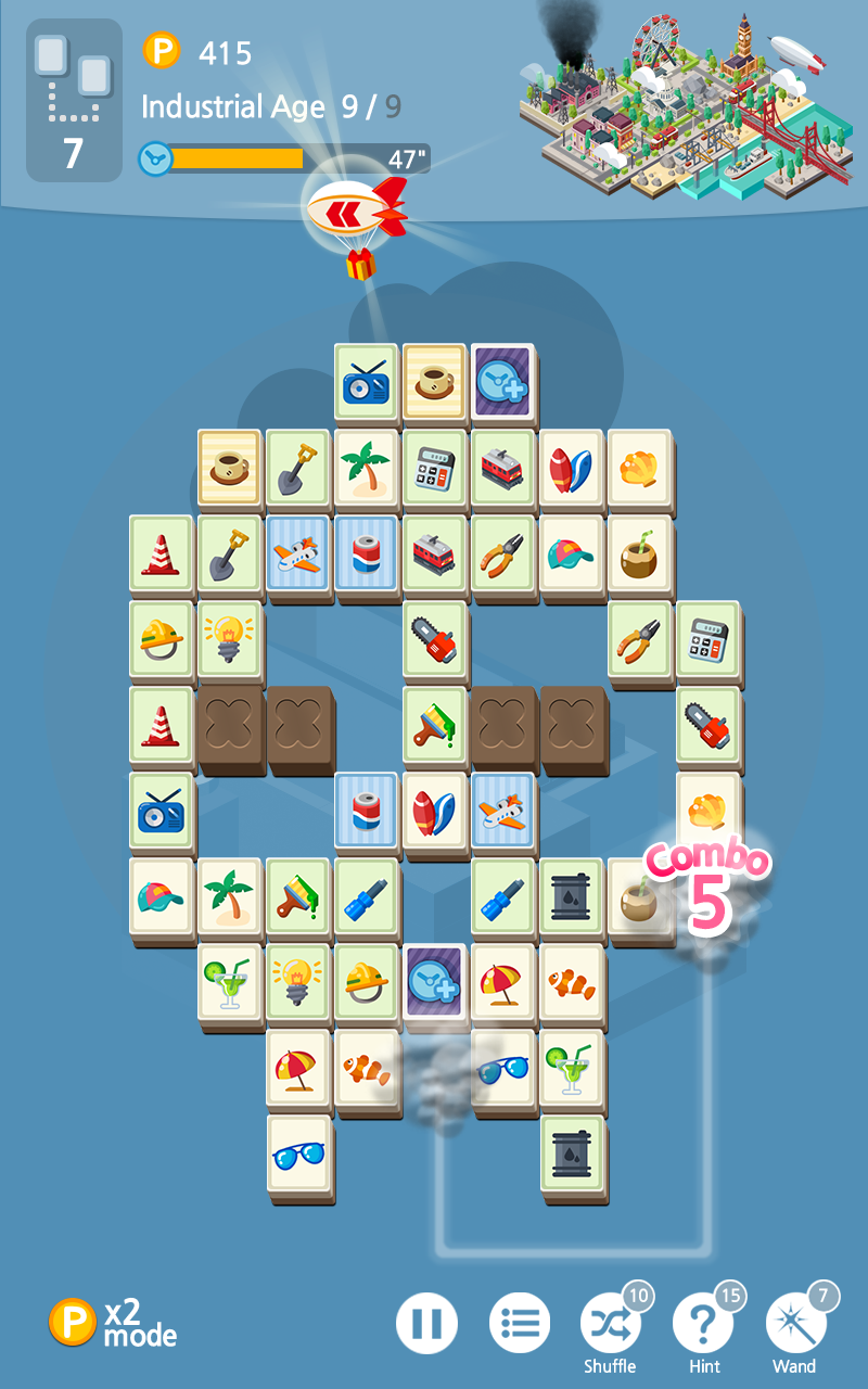 Mahjong City Builder Game Screenshot