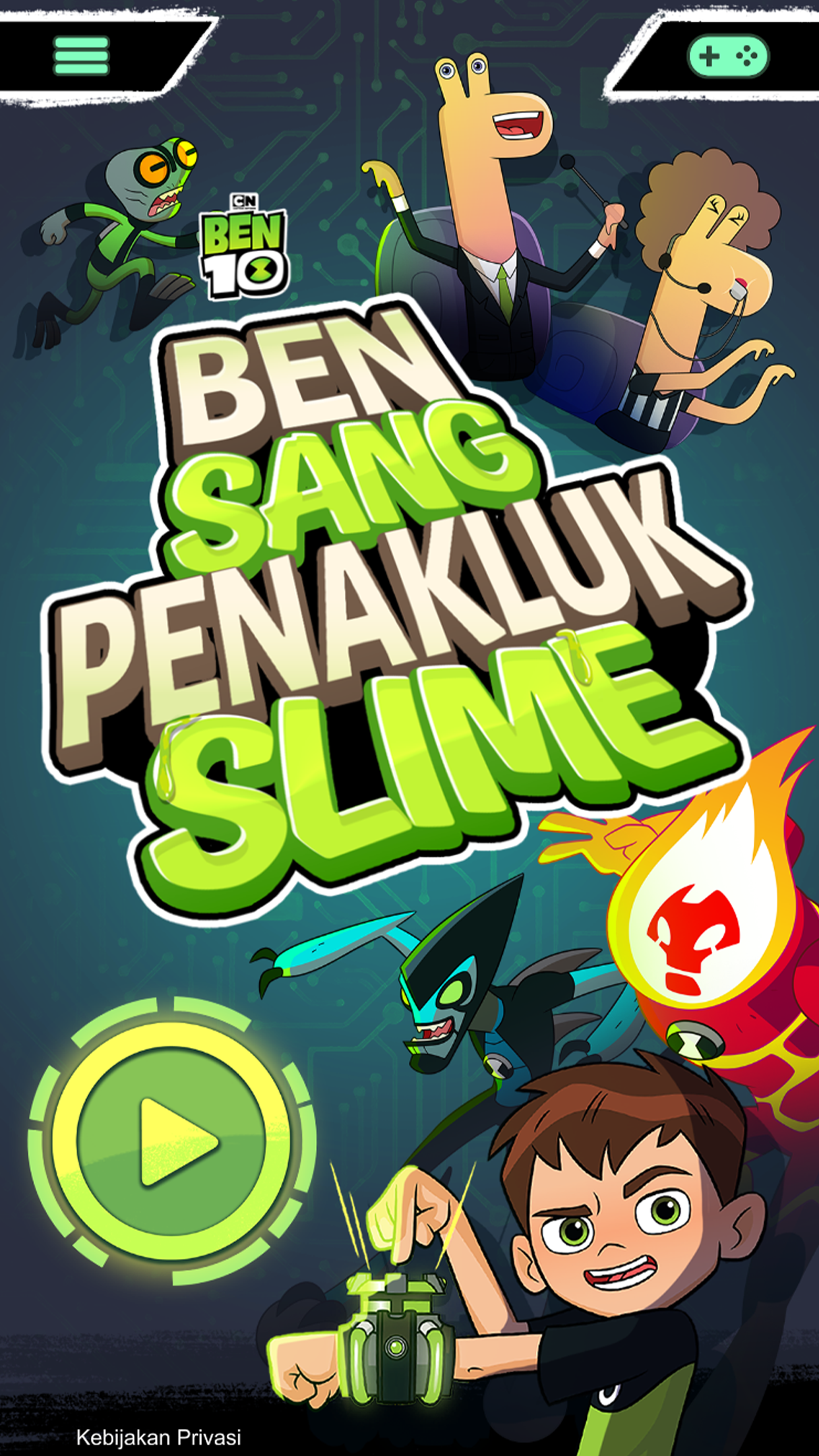 Screenshot 1 of Ben 10 - Super Slime Ben: Pendakian Tanpa Akhir 3.0.0