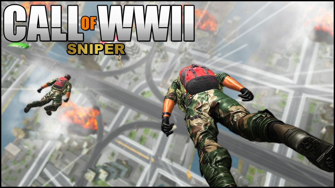 Call of the army ww2 Sniper: Free Fire war duty ภาพหน้าจอเกม