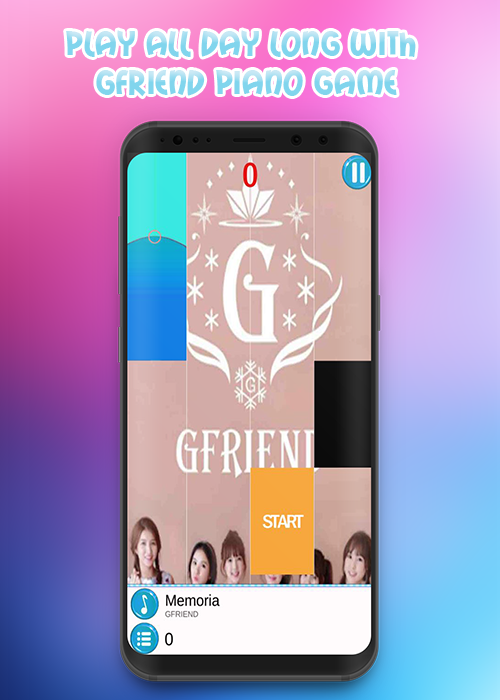 Piano Tiles GFRIEND Games ゲームのスクリーンショット