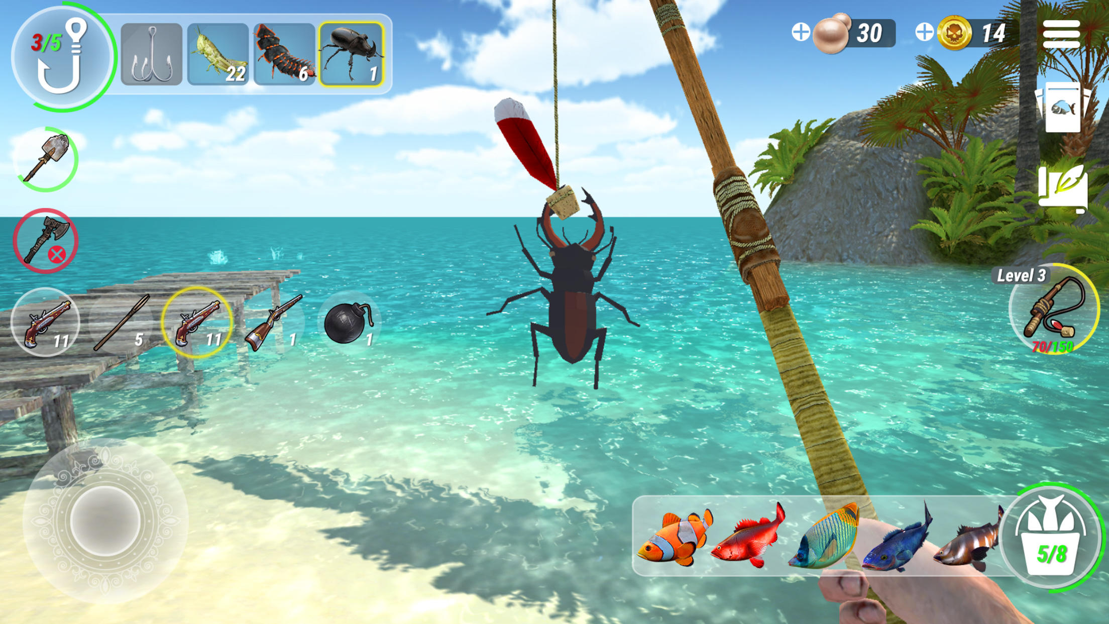 Last Fishing: Monster Clash Ho Game Screenshot