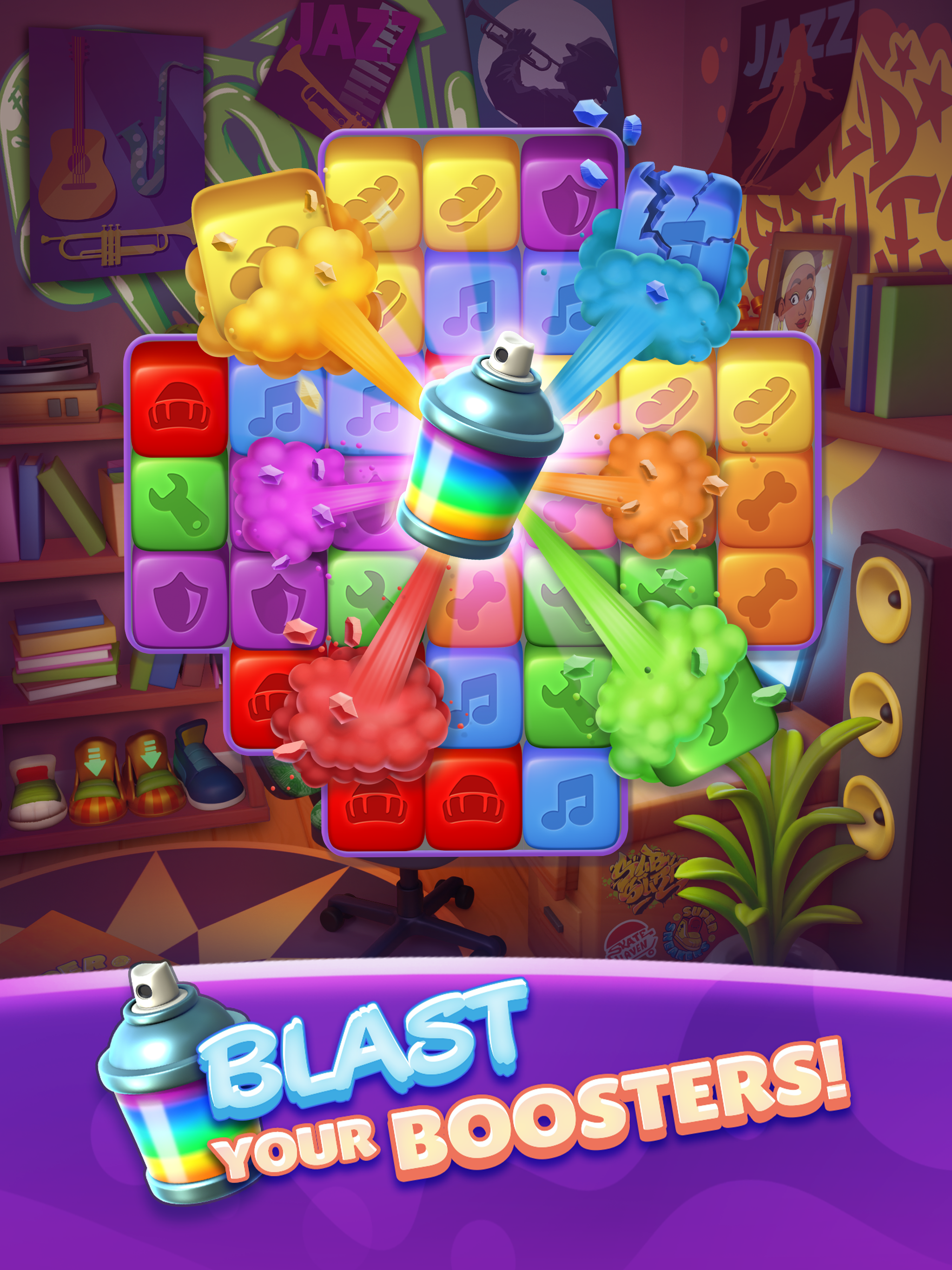 Subway Surfers Blast Game Screenshot