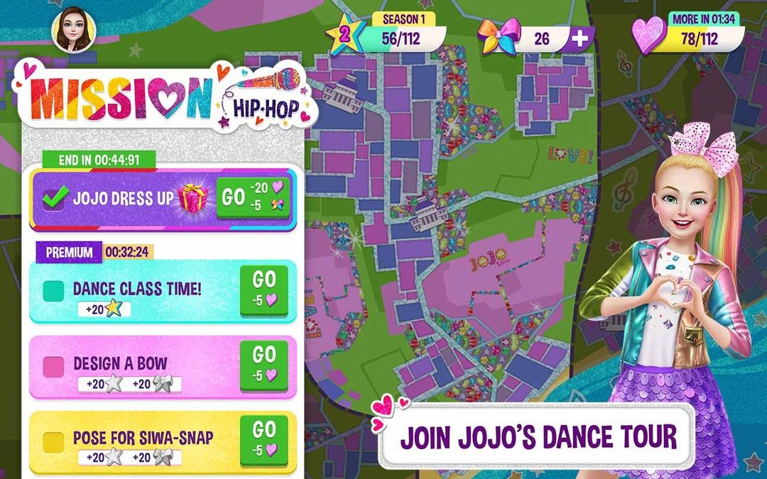 Screenshot of JoJo Siwa - Live to Dance