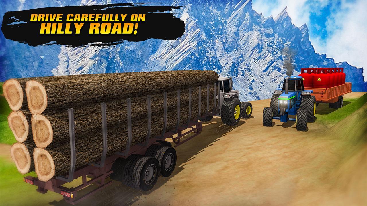 Cargo Tractor Hill Climb Offroad Simulator 3D Game Screenshot