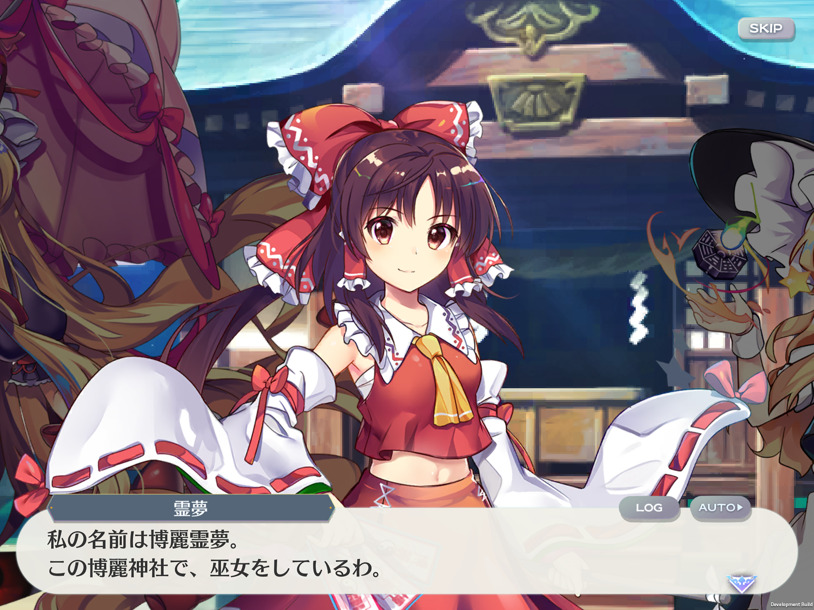 Touhou LostWord Game Screenshot