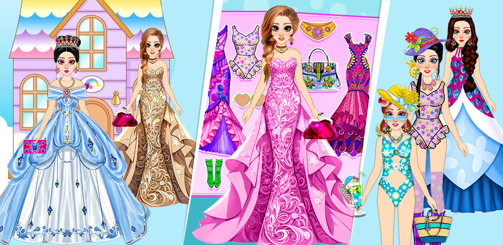 Jogos de boneca de princesa de papel faça você mesmo versão móvel