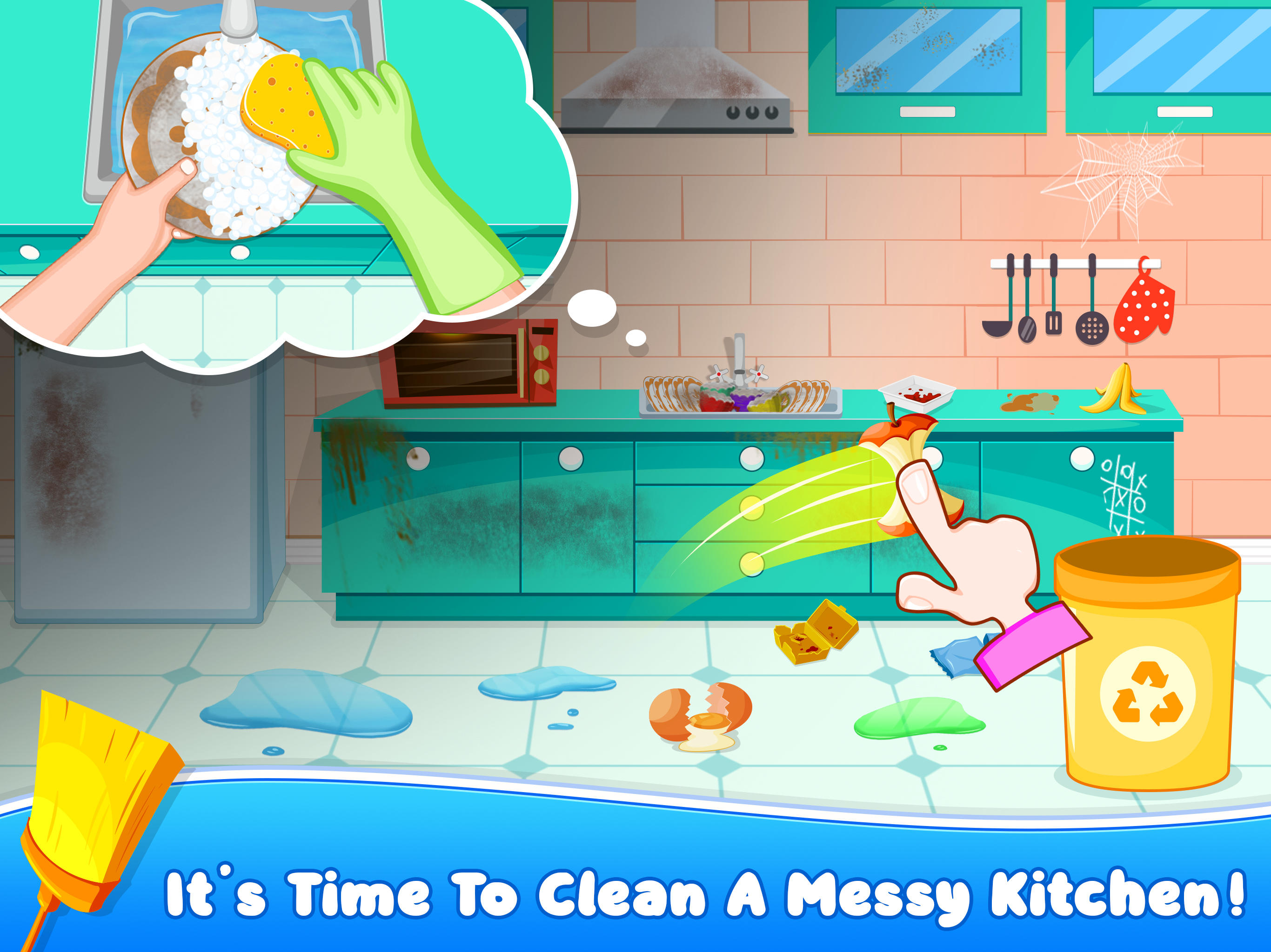 Sweet House Cleaning Game ภาพหน้าจอเกม