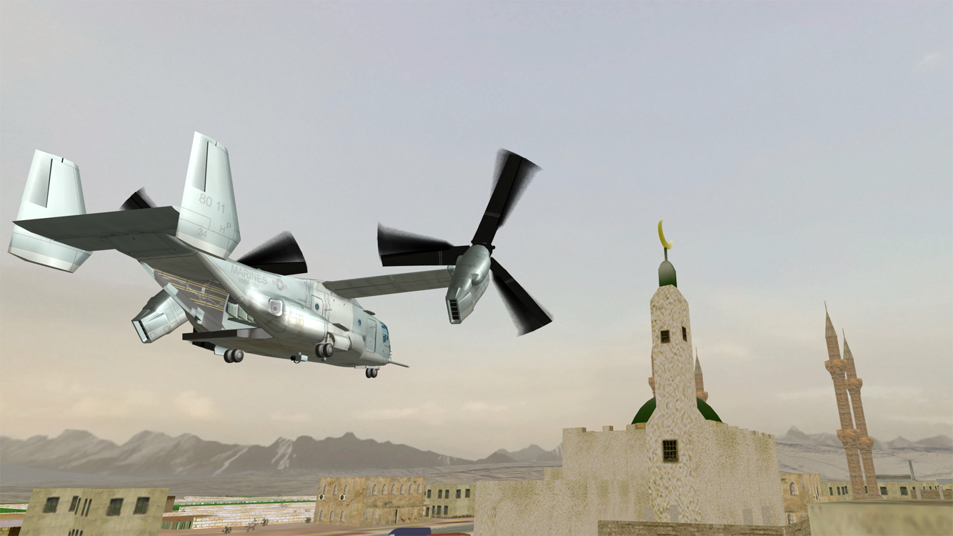 Screenshot 1 of Osprey စစ်ဆင်ရေး - ရဟတ်ယာဉ်ပျံသန်းမှု Simulator 