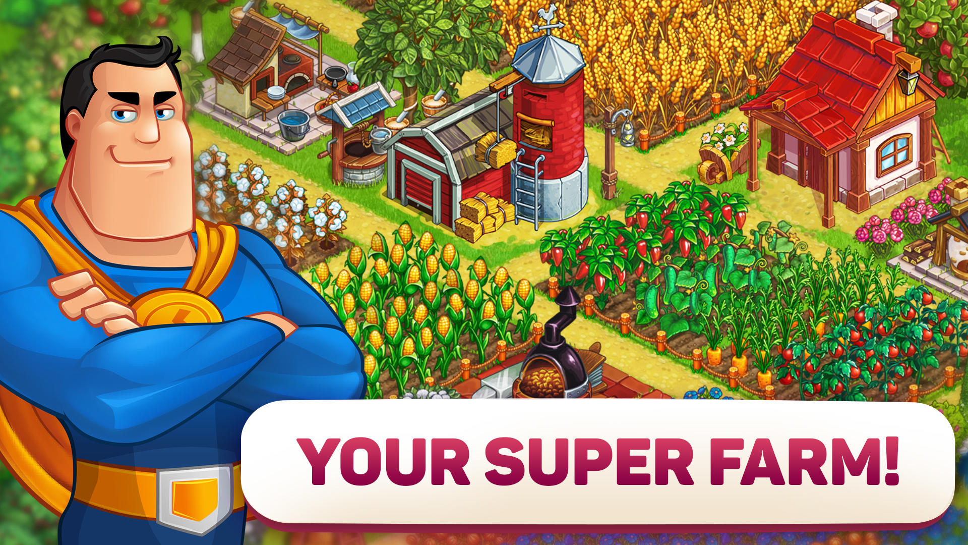 Superfarmers: Superhero Farm ภาพหน้าจอเกม