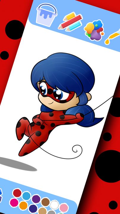 Jogo de livro para colorir LadyBug versão móvel andróide iOS apk baixar  gratuitamente-TapTap