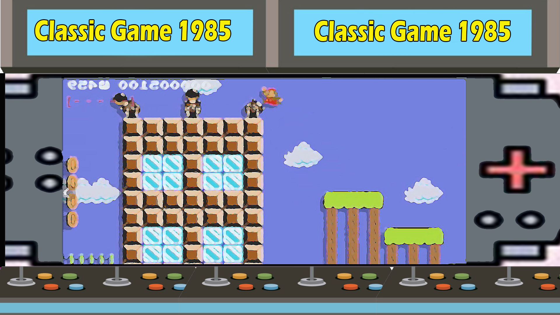 Super Bros Original Jump 1985 ภาพหน้าจอเกม