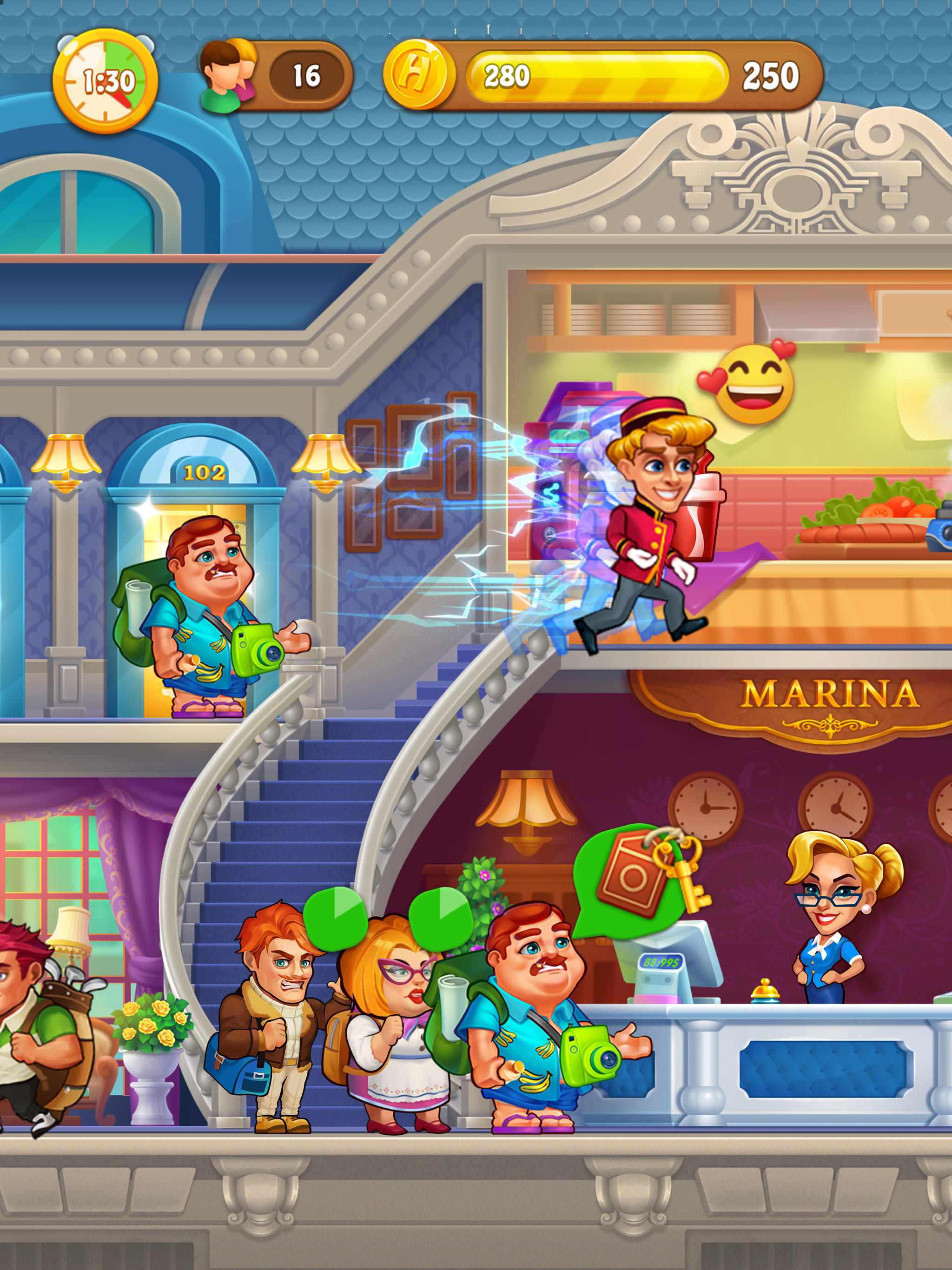 Screenshot 24 of Dream Hotel: Hotel Manager 1.4.14