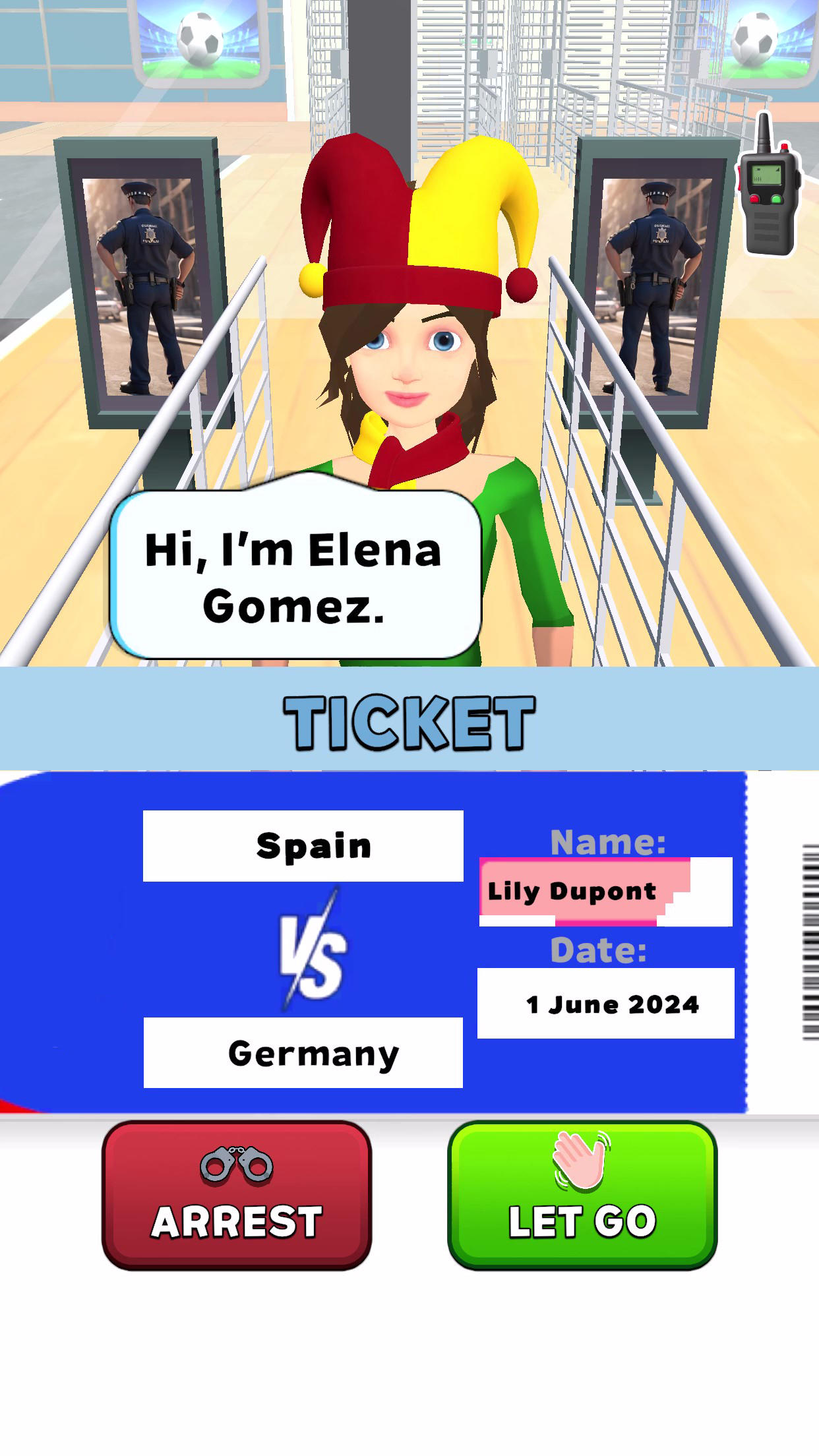 Soccer Security Game 2025 Game Screenshot